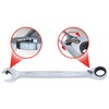 KS Tools 503.5911 DUO GEARplus combination spanner with ratchet mechanism