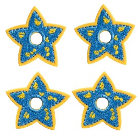 C SEVEN C7skates Shoe Lace Charm Accessory Decoration (Blue Star)