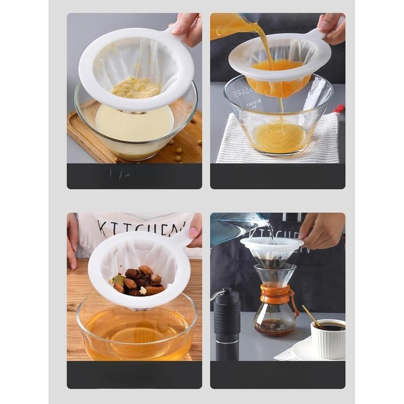 Lyyxjsltd 4 Piece Set Brine Shrimp Strainer 80th 100th 200th