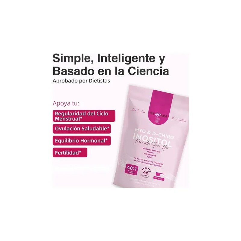 401 Myo Y D Chiro Inositol Inositol En Polvo 225g