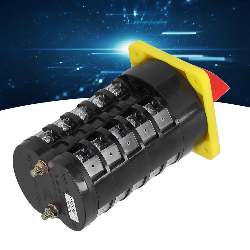 3‑Position Rotary Switch Universal Transfer Industrial Supplies LW5D‑16D1369/5 110‑500V 16A