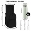 Turmaster Water Bottle Holder with Strap, Insulated Bottle Bag with