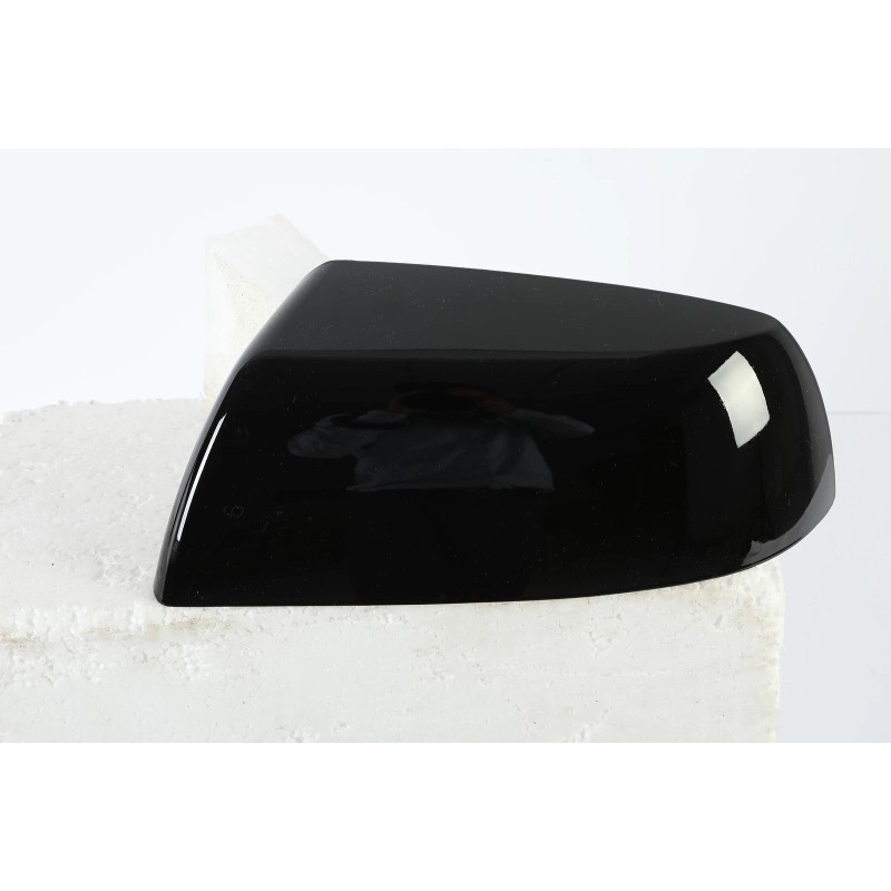 HECASA Gloss Black Side Mirror Cover Cap Replacement For Toyota