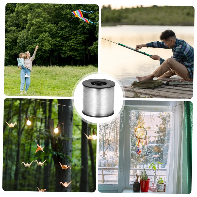 DOITOOL 1 Set Invisible Fishing Wire Durable Nylon Fishing Line