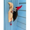 Female Pileated Woodpecker Door Knocker