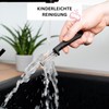 Westmark 28032270 Sparschäler Gentle für Linkshänder, PP/Edelstahl, schwarz / silber,