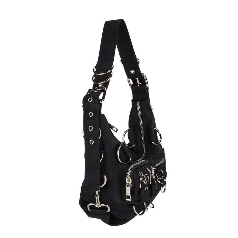 Dolls Kill Personal Anthem Shoulder Bag - Nylon, Adjustable Strap,