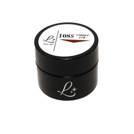 LinoGel Lino Gel Color Gel 0.2 oz (5 g) LED / UV Light Compatible 108S Copper Red Professional Gel Nail Color Nail Gel Nail Color Single Item