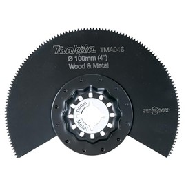 Makita B-64808 Starlock BiM Segment Saw Blade 100 mm TMA046 Wood and Metal, for Wood and Metal, for Multitool, Multi-Tool, Pack of 1