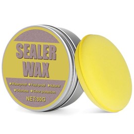 Soapstone Wax, Condition, Seal, and Protect Natural Stone, Slate, Quartz Stone, Ceramic Tile, Granite, Concrete Countertops and Surfaces, Natural Carnauba & Beeswax and Stone Wax