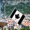 2×3 FT Black Canada Flag,Medium 60×90 CM Canadian Outdoor Banner,100D