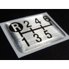 Tuningfan Shift Pattern Emblem Top Left R for 6 Speed