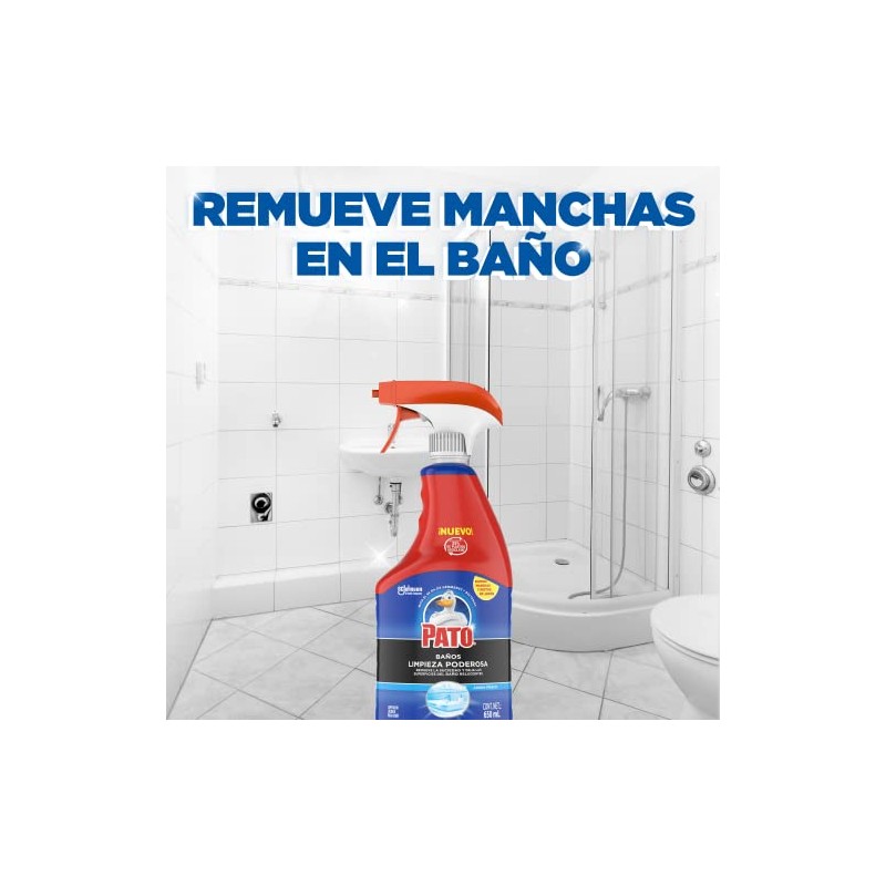 Pato Limpiador Baños Cloro Elimina Manchas Jabon Aroma Fresco 650ml
