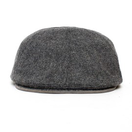 Goorin Bros. Men's Ronald Amos Wool-Blend 6-Panel Ivy Newsboy Cap, Charcoal, Large