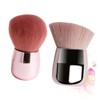 Minkissy 2sets Artificial Fiber Makeup Brush Blush Brush Portable Comfortable