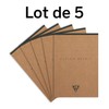 Clairefontaine Flying Spirit 103646C Pack of 5 Pads, Glued at
