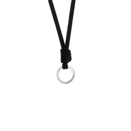 Elli Halskette Damen Basic Charmträger Velourleder 925 Sterling Silber