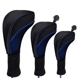 3pcs Golf Head Covers Driver Fairway Woods Headcovers Golf Accessories GTRH