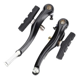 Qiilu Brake Calipers Tricycle Parts V Brake Aluminium Alloy 1 Pair Mountain V Shape Mechanical Dual Pivot Brake Set Repair Parts Sory