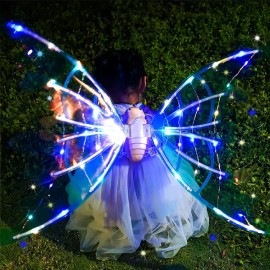 Automatic Wings Dream Princess Flapping Fairy with LED Lights