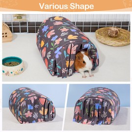 BeBeJoJo Guinea Pig Bed Cuddly Cave Washable Rabbit Cuddly Cave for Hamsters Rabbits Hedgehog Chinchilla Bearded Dragons and Ferrets