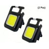 Unbranded 2x 4 Mode COB 800 Lumens Mini Flashlight Keychain