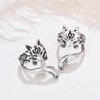 CP-00-00792xx 2 Fox Ear Cuffs / 1 Pair Earrings 2