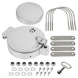 Universal Conduit Carrier Kit for Safe Transport and Hold of 6" PVC Pipe, Reliable Protection Locking Mechanism Strong Stability, Silver