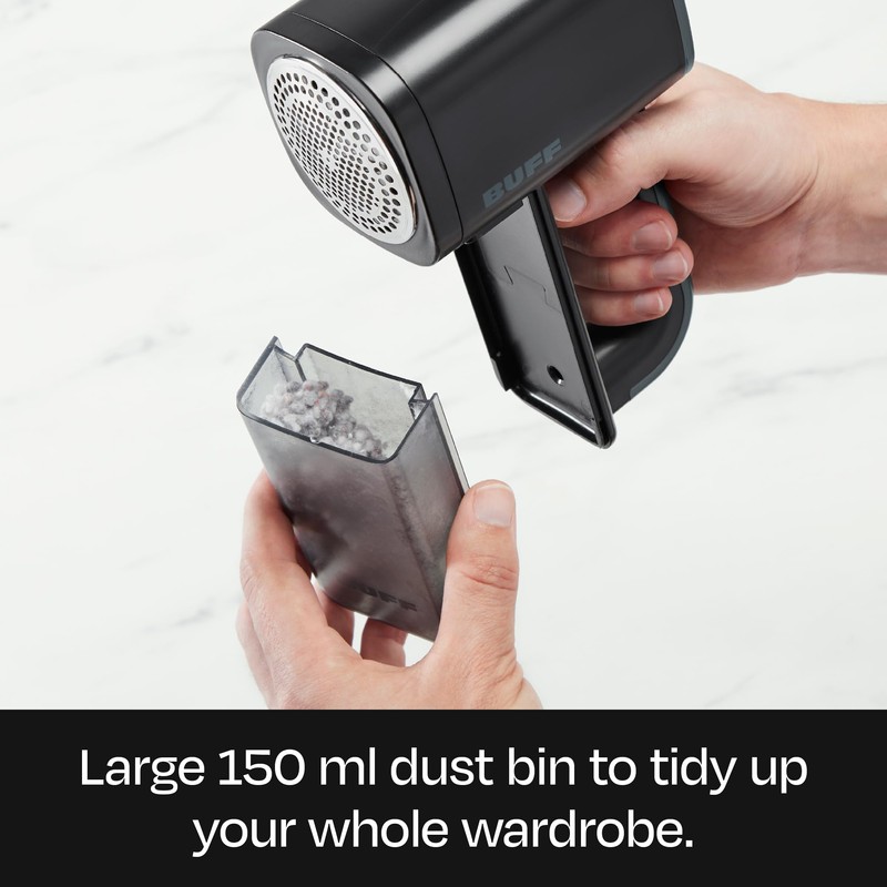 BUFF Fabric Shaver + Lint Remover, Sweater Defuzzer with 3