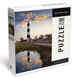 Lantern Press 1000 Piece Jigsaw Puzzle, Bodie Island Lighthouse, Outer Banks, North Carolina