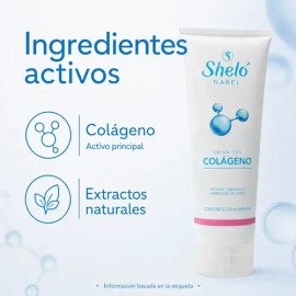 Crema Facial Antiarrugas Sheló Nabel Colágeno Elasticidad Piel Mixta