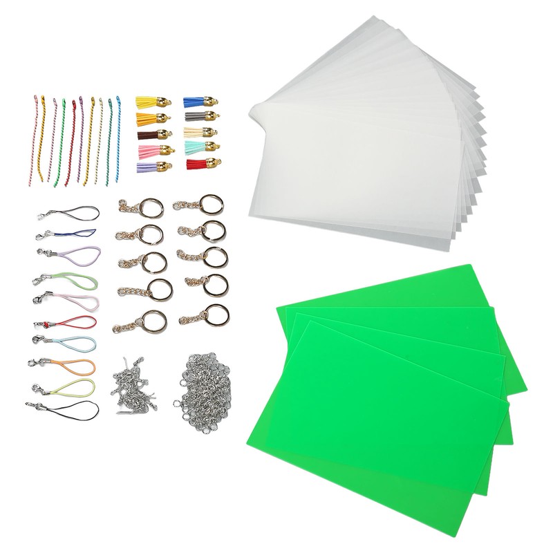 Heat Shrink Film Sheets Kit DIY Handcrafted Shrink Dink Plastic