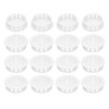sourcing map 20Pcs 35mm/1.4in Air Vents Circular Soffit Vents, White