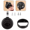 YOUNTHYE Pack of 4 Pull Lock Black Pull Lock Furniture