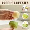 Portable Lint Roller Reusable, 3 Washable Gel Lint Roller Balls,