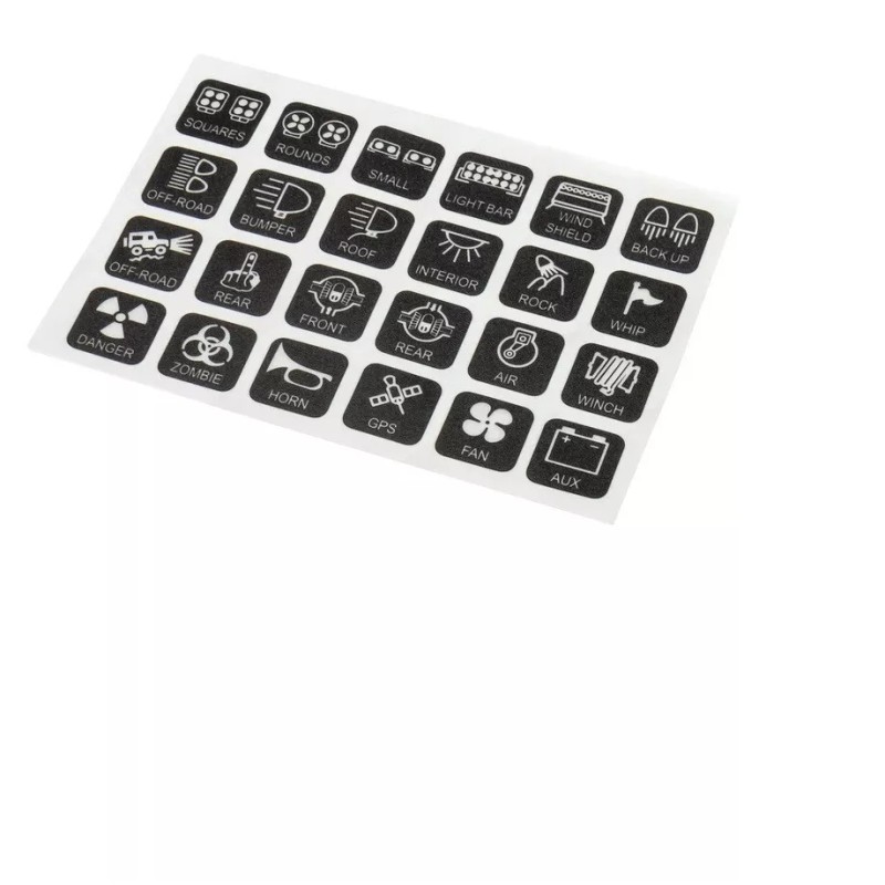 The bully Brand 6 Gang 12V Switch Panel LED Light