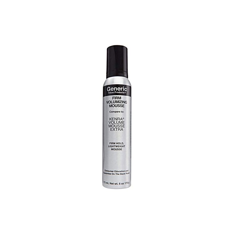 Generic Value Products Firm Volumizing Mousse Compare to Extra Volumizing