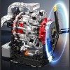 Mould King 10211 Radial Aircraft Engine Motor Model That Runs