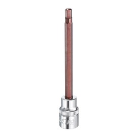 QUARKZMAN 7/32 Inch Hex Bit Socket 3/8 Inch Drive SAE S2 Steel Square Drive Socket Extension Ratchet Wrench Accessories for Converting Drill Includes Wrench