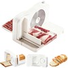 Meat Slicer for Home, 150W Foldable Deli Meat Slicer with