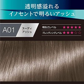 Syoss COLORGenic Milky Hair Color, A01 Nudy Ash, Salon Quality at Home for Hair With a Touch of Gray, 1.8 oz (50 g) + 3.4 fl oz (100 ml), 1 Set