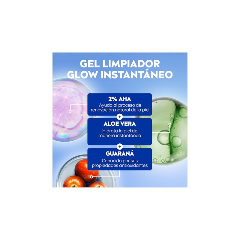 NIVEA Gel Limpiador Luminous 630 Skin Glow 150ml