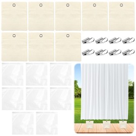 Muyohix Set of 8 Weight Bags for Outdoor Curtains, Portable Weight Bag, Outdoor Curtain, Canvas Weights, Outdoor Curtain, Sandbag for Garden, Gazebo, Curtains, Tents, Tablecloths