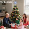 Lewondr Christmas Star Tree Topper, USB Powered Remote Controlled 11