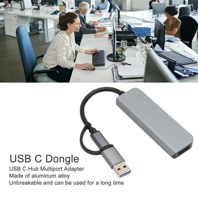 Vikye USB Hub, 4 in 1 5Gbps USB C to
