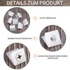 120 Pcs Drawer Bottom Support Brackets,Drawer Wedges with Screws, Fixing