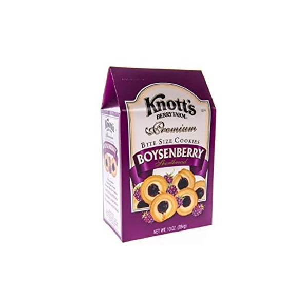 Knott's Berry Farm Bite Size Cookies Boysnberry Shortbread 20 OZ