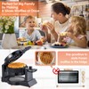 1400W Waffle Maker, Double Belgian Waffle Maker 180°Flip, Waffle Iron