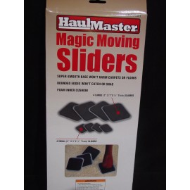 Haul Master Magic Moving Sliders Move Furniture without Men Slides Over Carpet Tile Floors
