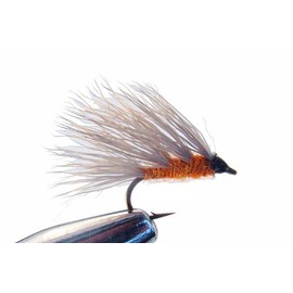 Wild Water Fly Fishing Orange Sedge Hog, Size 12, Qty. 6